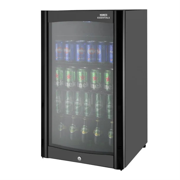 HY599 Nisbets Essentials Single Door Back Bar Cooler 98Ltr