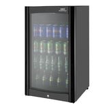 HY599 Nisbets Essentials Single Door Back Bar Cooler 98Ltr
