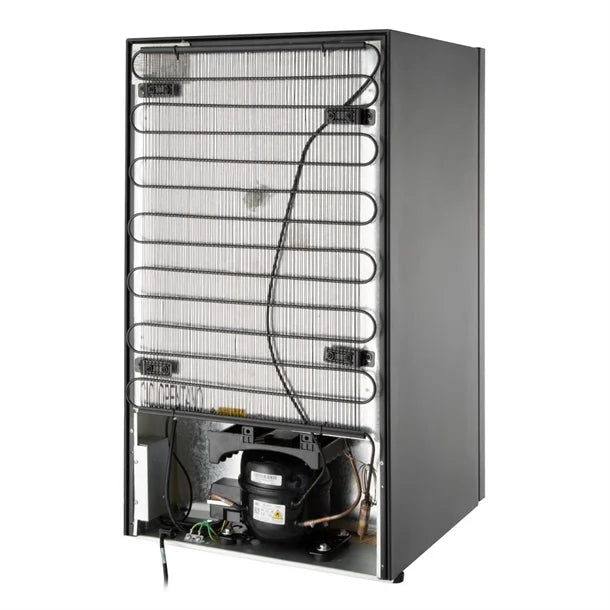 HY599 Nisbets Essentials Single Door Back Bar Cooler 98Ltr