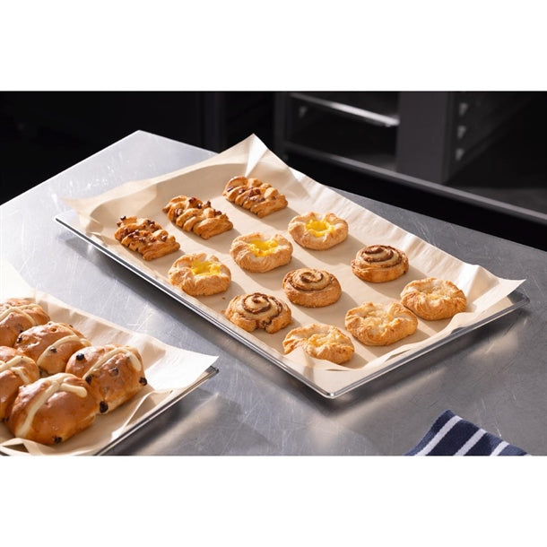 HY784 Vogue 1/1 GN Liner Baking Paper - Kraft (pack 200)