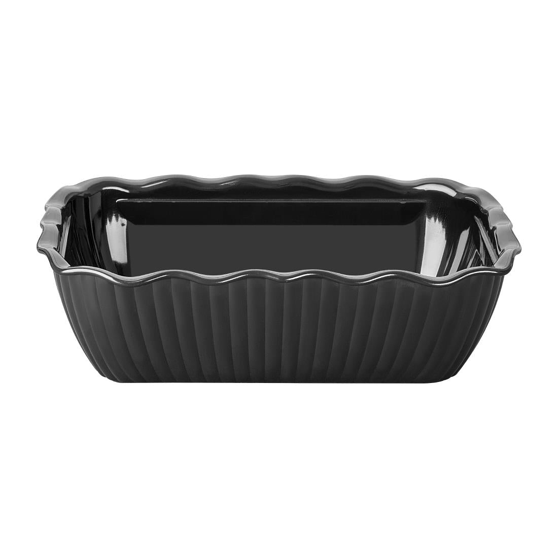 HY803 Olympia Kristallon Medium Salad Crock - Black