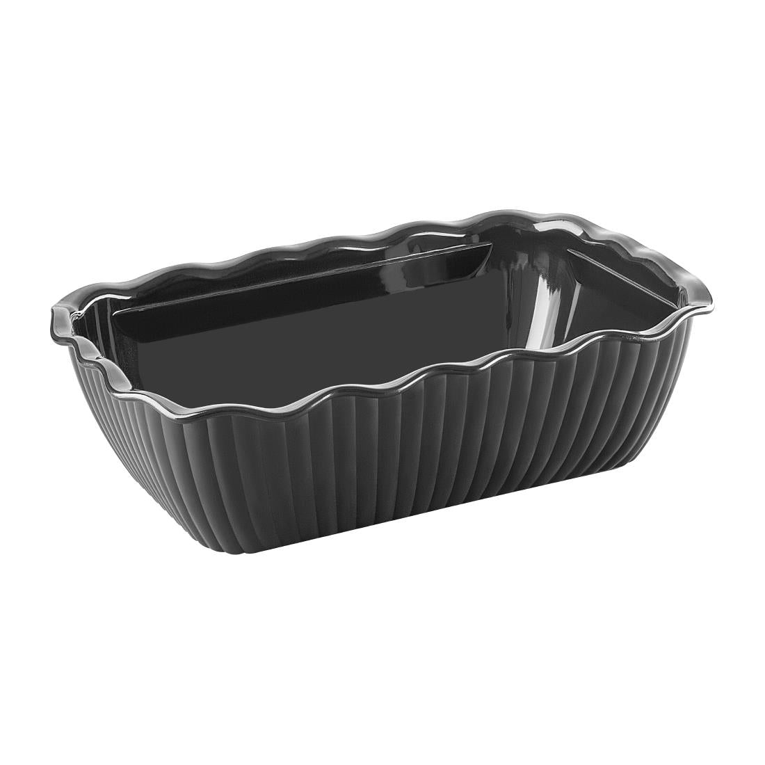 HY803 Olympia Kristallon Medium Salad Crock - Black