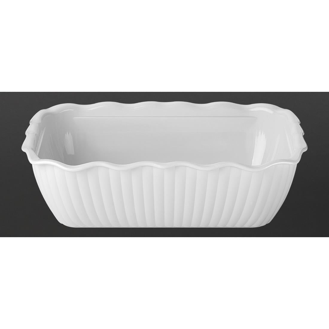 HY804 Olympia Kristallon Medium Salad Crock - White