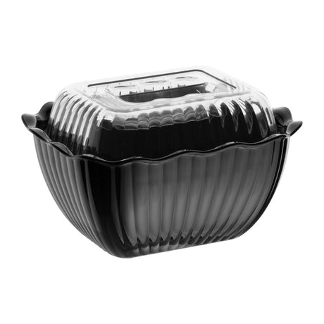 HY806 Olympia Kristallon Small Salad Crock - Black