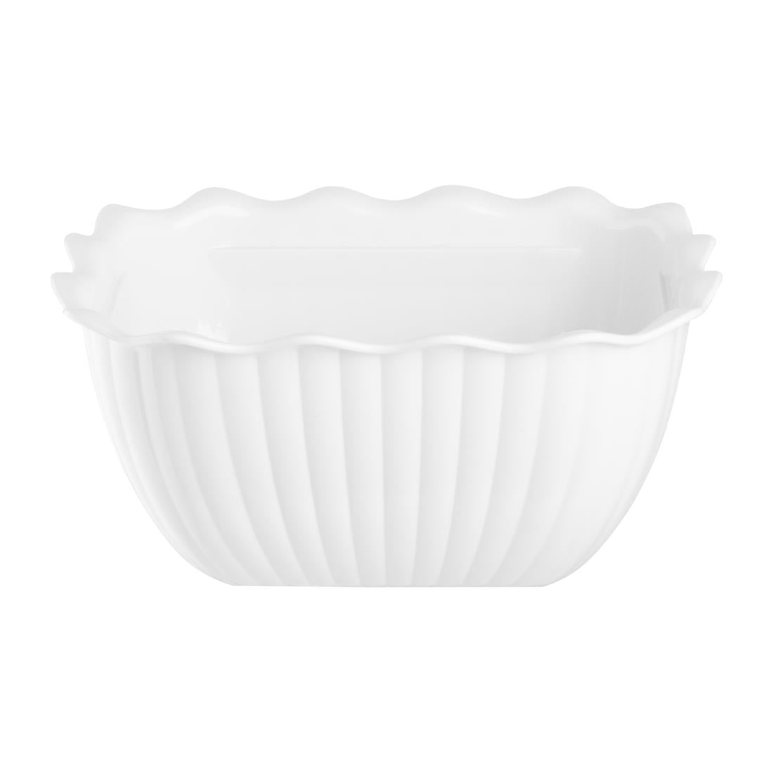 HY807 Olympia Kristallon Small Salad Crock - White
