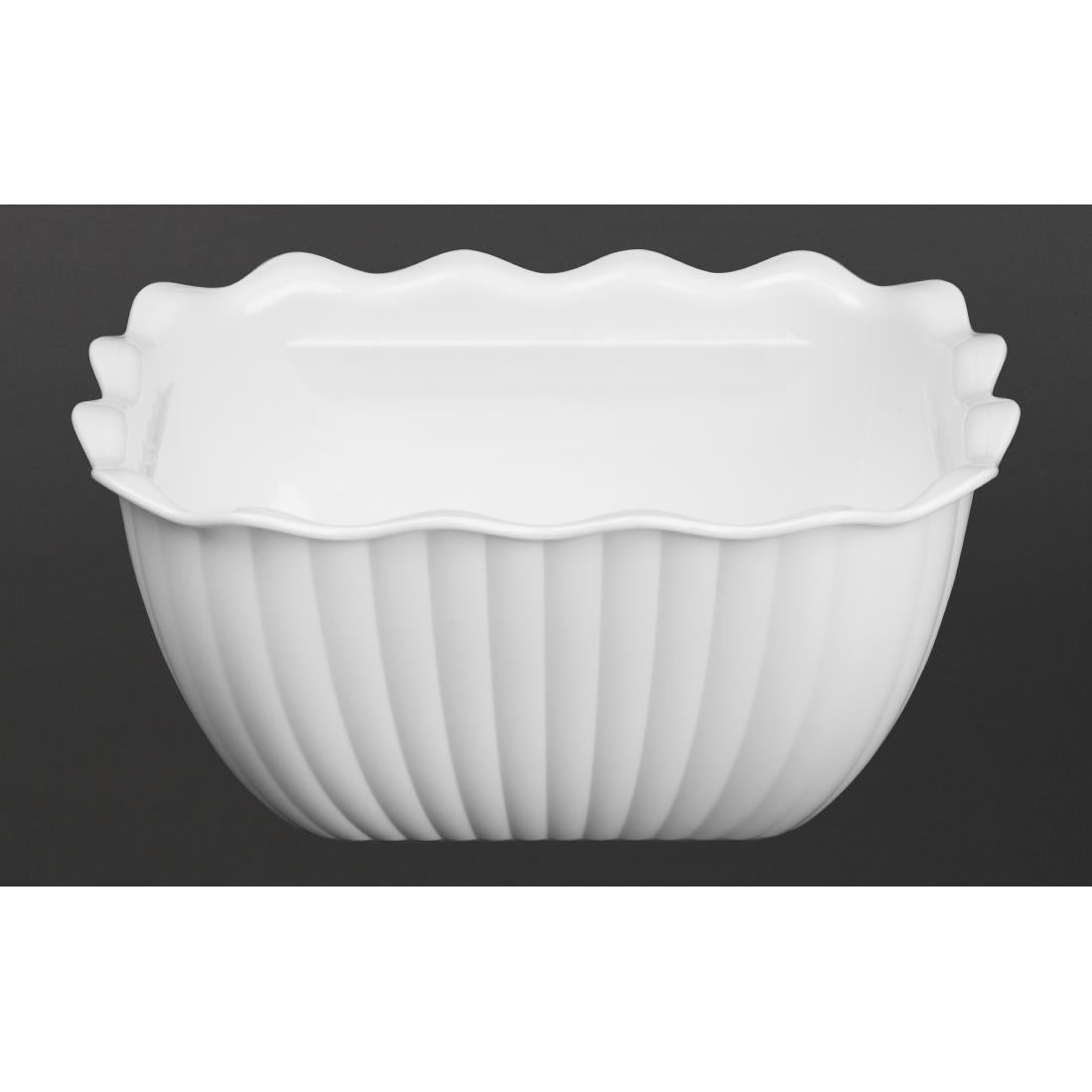 HY807 Olympia Kristallon Small Salad Crock - White