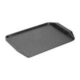 HY809 - Olympia Kristallon Handled Fast Food Tray Black 435x305mm