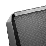 HY809 - Olympia Kristallon Handled Fast Food Tray Black 435x305mm