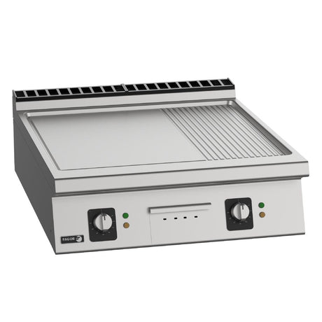 Fagor 900 Series Countertop Ribbed Plate Electric Griddle FT-E910 R