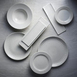 HY910 Churchill Era Grey Chef's Oblong Plates 350x187mm (Pack of 6)