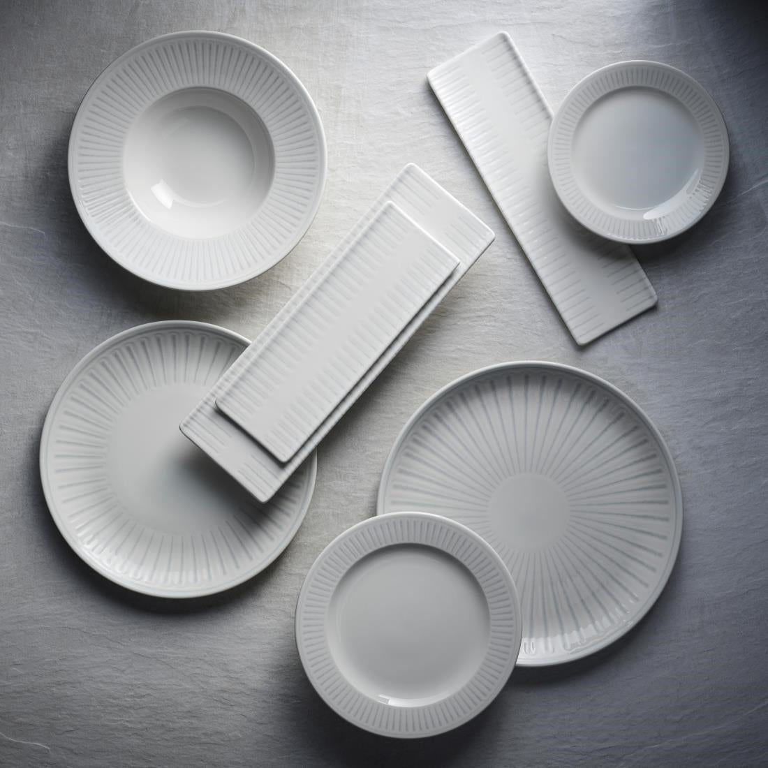 HY901 Churchill Era Grey Evolve Coupe Plates 260mm (Pack of 12)