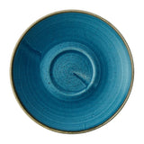 HY936 Churchill Stonecast Java Blue Cafe Cappuccino Saucers 158mm (Pack of 12) - JD Catering Equipments Ltd