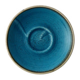 HY937 Churchill Stonecast Java Blue Cafe Espresso Saucers 115mm (Pack of 12) - JD Catering Equipments Ltd