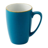 HY941 Churchill Stonecast Java Blue Profile Mugs 355ml (Pack of 12) - JD Catering Equipments Ltd