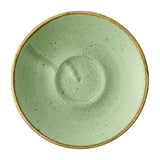 HY957 Churchill Stonecast Sage Green Cafe Espresso Saucers 155mm (Pack of 12) - JD Catering Equipments Ltd