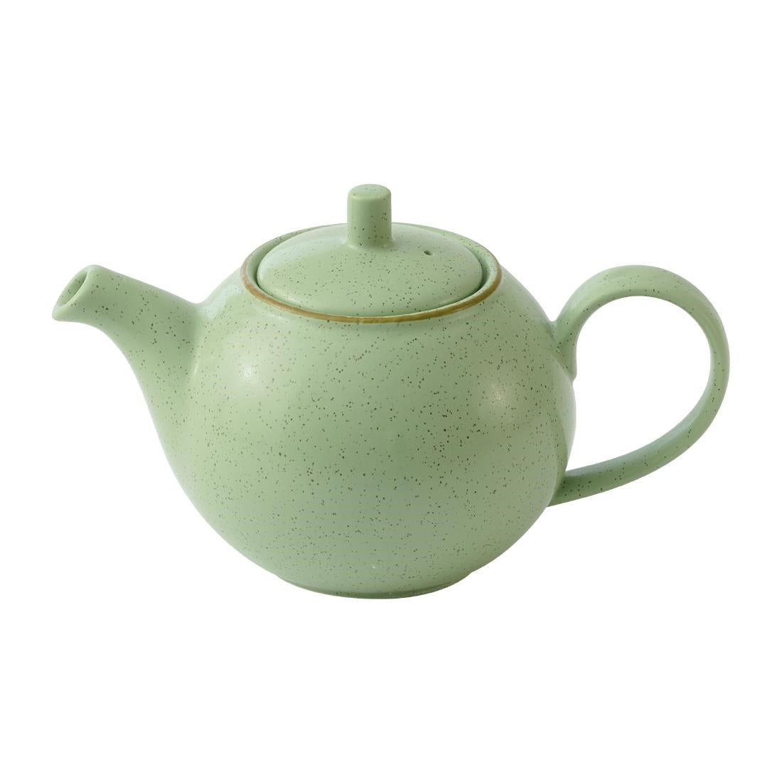 HY959 Churchill Stonecast Sage Green Replacement Lids for 443ml Teapots (Pack of 6)