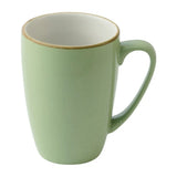 HY961 Churchill Stonecast Sage Green Profile Mugs 355ml (Pack of 12) - JD Catering Equipments Ltd