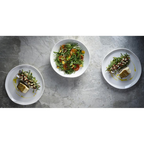 HY976 Churchill Envisage White Natural Bowls 250mm (Pack of 6)