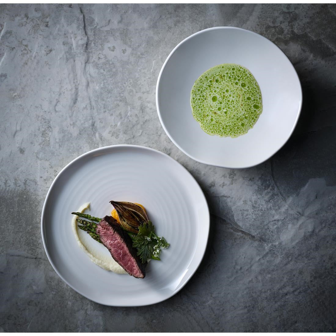 HY974 Churchill Envisage White Natural Plates 220mm (Pack of 6)