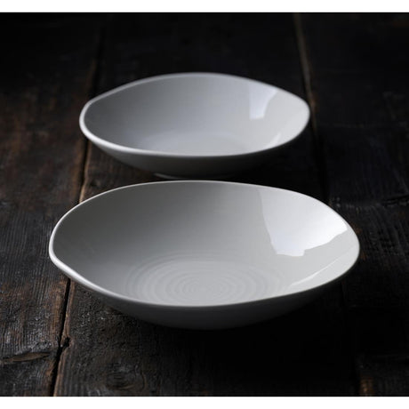 HY977 Churchill Envisage White Natural Bowls 220mm (Pack of 6)