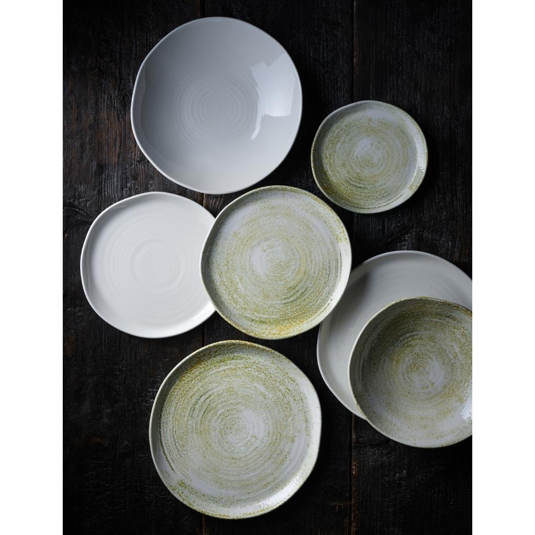 HY974 Churchill Envisage White Natural Plates 220mm (Pack of 6)