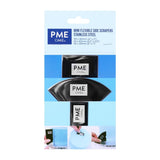 HZ038 - PME Mini Flexible Icing Side Scrapers (Pack 3)