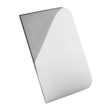HZ039 - PME Side Scraper Stainless Steel Plain 126x88mm