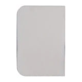 HZ039 - PME Side Scraper Stainless Steel Plain 126x88mm