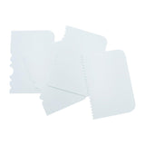HZ040 - PME Side Scrapers Patterned Edge Plastic (Pack 4)