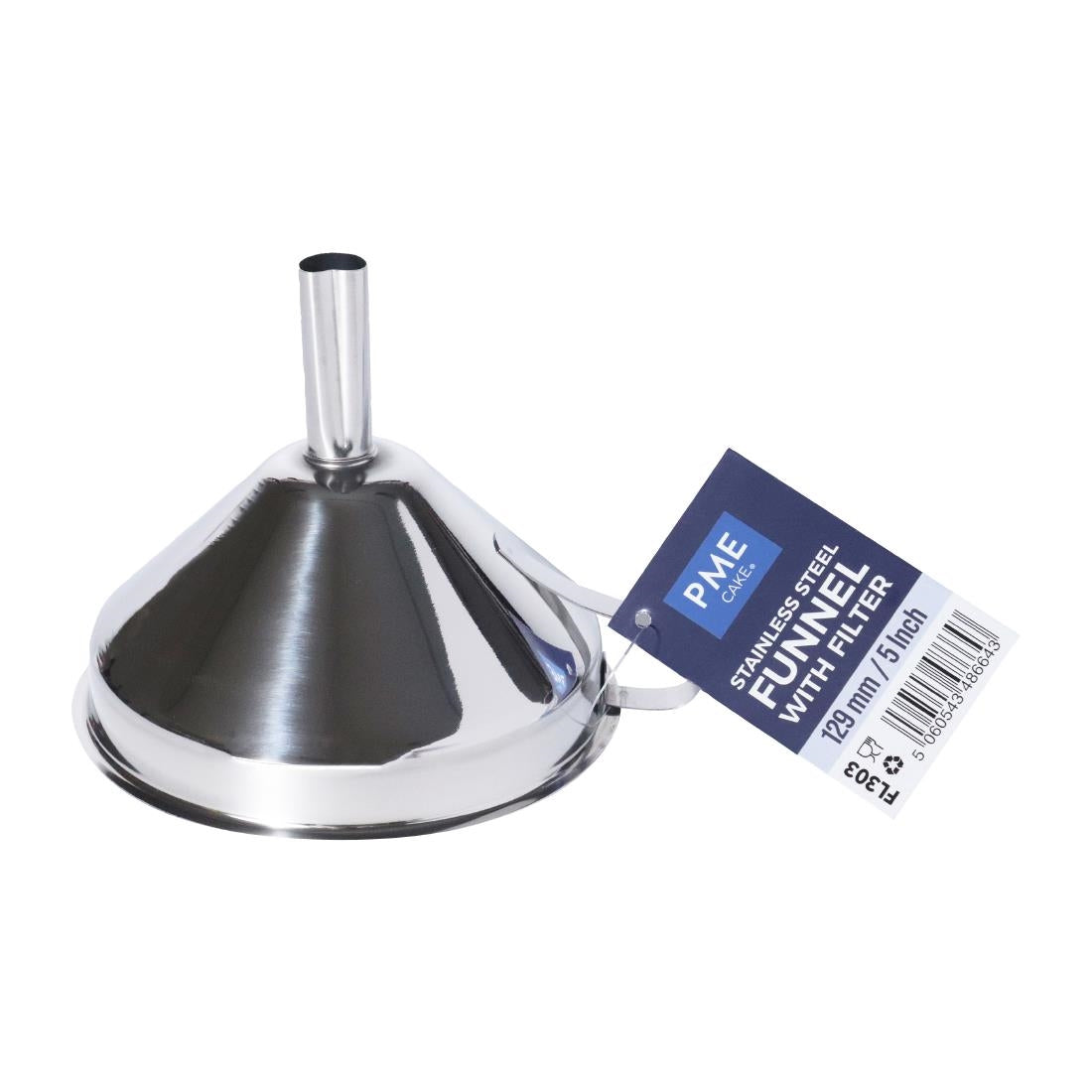HZ042 - PME Stainless Steel Funnel 129mm