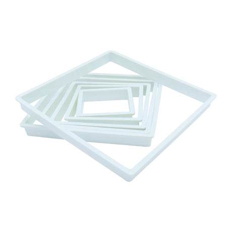 HZ043 - PME Classic Square Cutter (Pack 6)