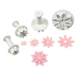 HZ048 - PME Floral Daisy Plunger Cutter Marguerite (Pack 4)