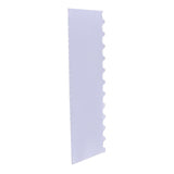 HZ050 - PME Side Scraper Patterned Acrylic Scallop 255mm