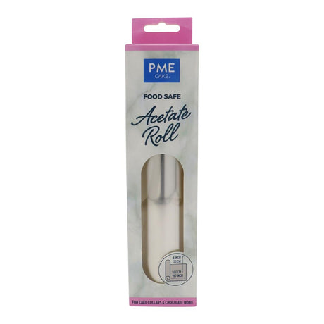 HZ059 - PME Food Safe Acetate 5 Meter Roll 200mm