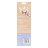 HZ061 - PME Cake Pop Bags with Silver Ties 254x76mm (Pack 25)