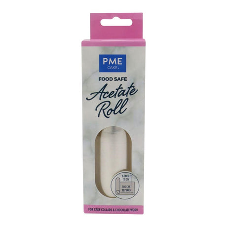 HZ067 - PME Food Safe Acetate 5 Meter Roll 150mm