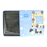 HZ072 - PME Square Stainless Steel Cutters (Pack 19)