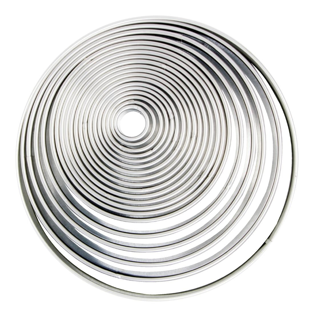 HZ073 - PME Round Stainless Steel Cutters (Pack 19)