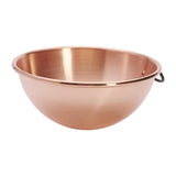 HZ141 De Buyer Copper Egg Whites Bowl with Cast Iron Ring Handle 200mm