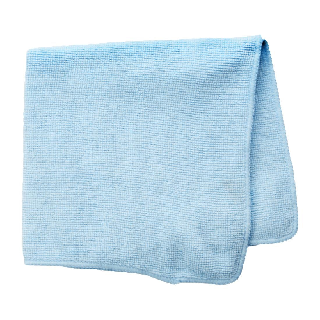 HZ152 Rubbermaid Economy Microfibre Cloth Blue 400x400mm (Pack of 12)