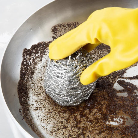 HZ168 Jantex Stainless Steel Scourers (10 Pack)