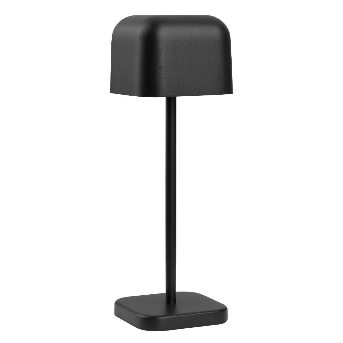 HZ204 - Olympia Lucca Table Lamp Squared Dome Black 200mm