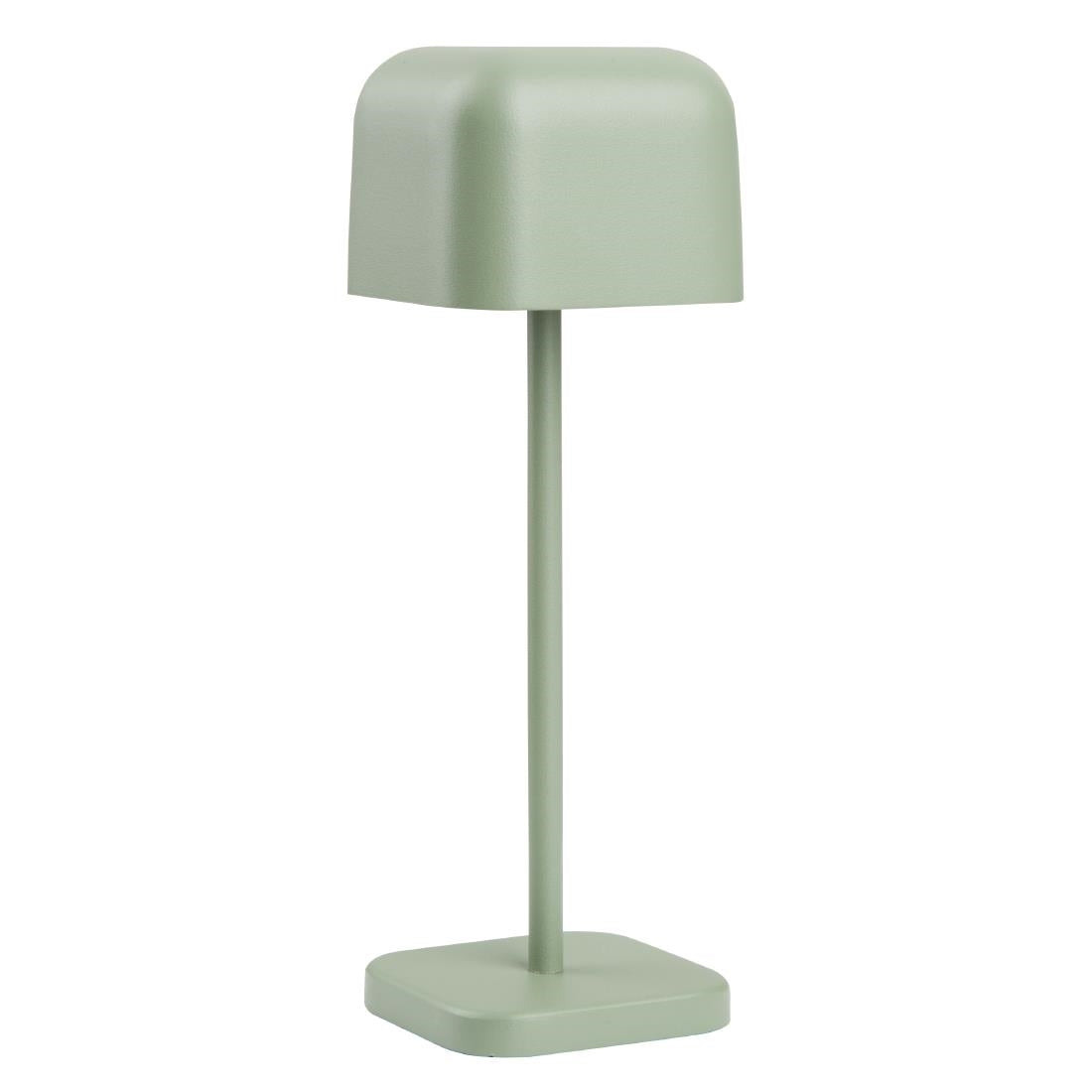 HZ206 - Olympia Lucca Table Lamp Squared Dome Sage 200mm