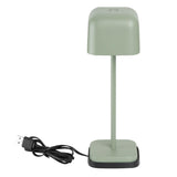 HZ206 - Olympia Lucca Table Lamp Squared Dome Sage 200mm