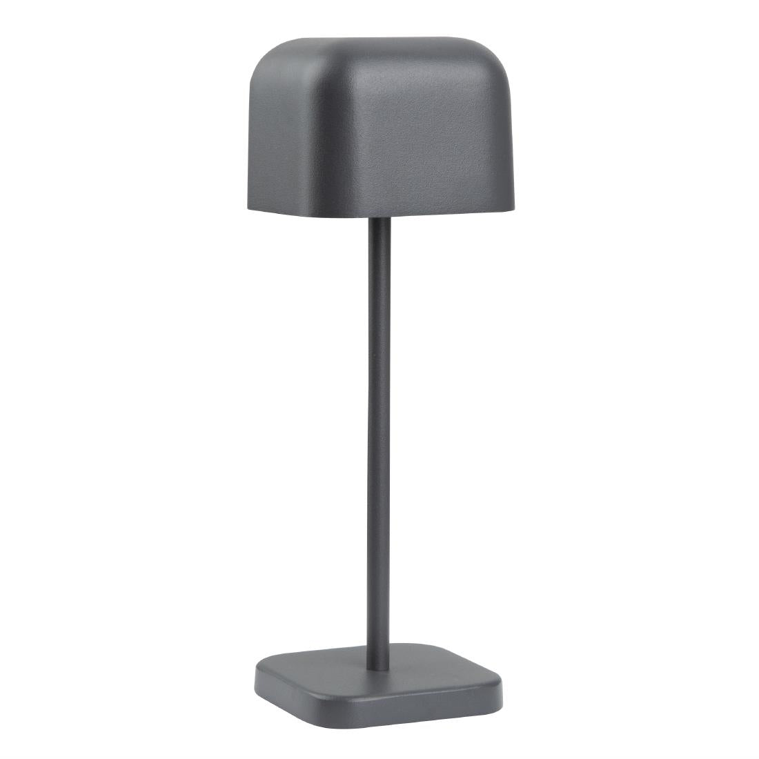 HZ207 - Olympia Lucca Table Lamp Squared Dome Grey 200mm