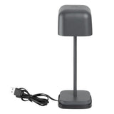 HZ207 - Olympia Lucca Table Lamp Squared Dome Grey 200mm