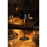 HZ208 - Olympia Siena Table Lamp Round Dome Black 300mm