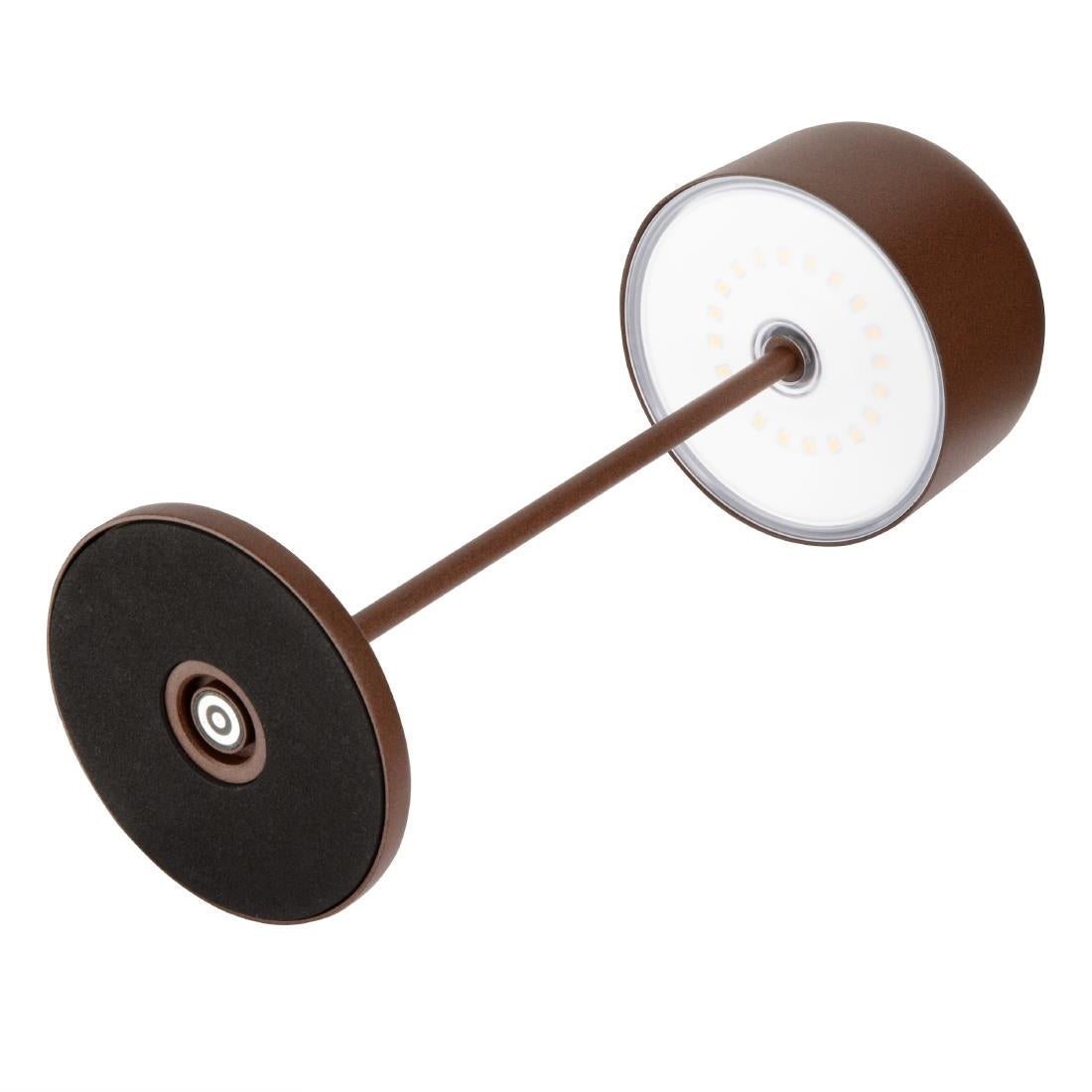 HZ209 - Olympia Siena Table Lamp Round Dome Chestnut 300mm