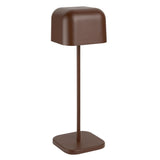 HZ213 - Olympia Lucca Table Lamp Squared Dome Chestnut 300mm