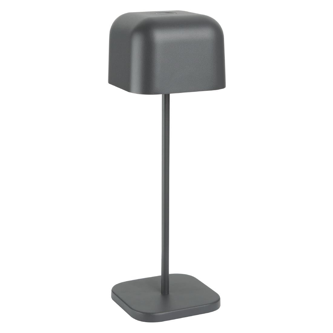 HZ215 - Olympia Lucca Table Lamp Squared Dome Grey 300mm